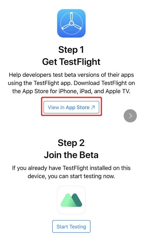 Instructions for installing the iOS MXC App