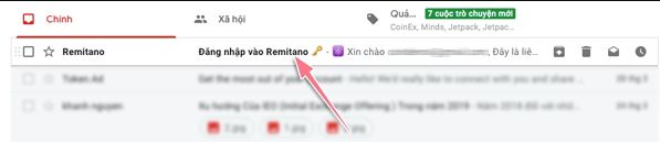 Hướng dẫn xác minh email sàn Remitano